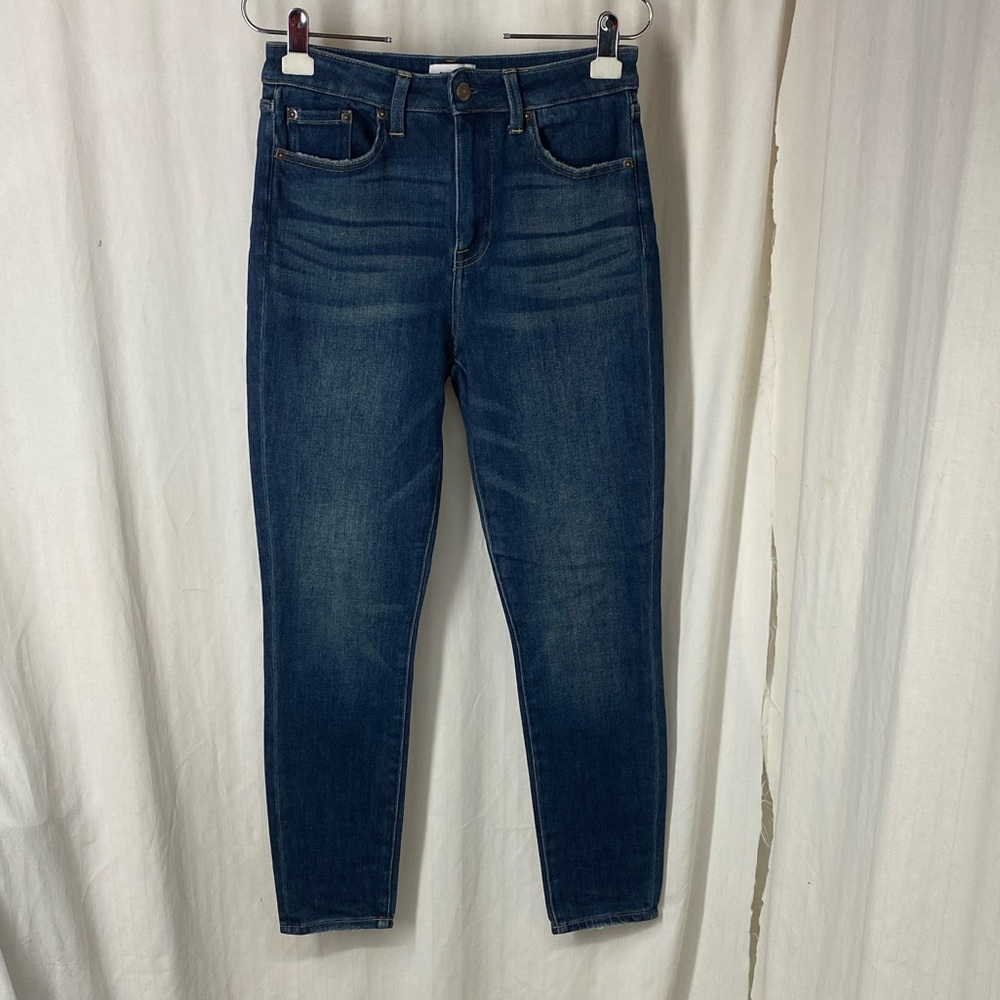 Pistola 28 6 Aline High Rise Skinny Jeans Ankle Aspire Wash Medium Blue
